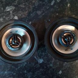 4" Alpine car speakers, very good condition