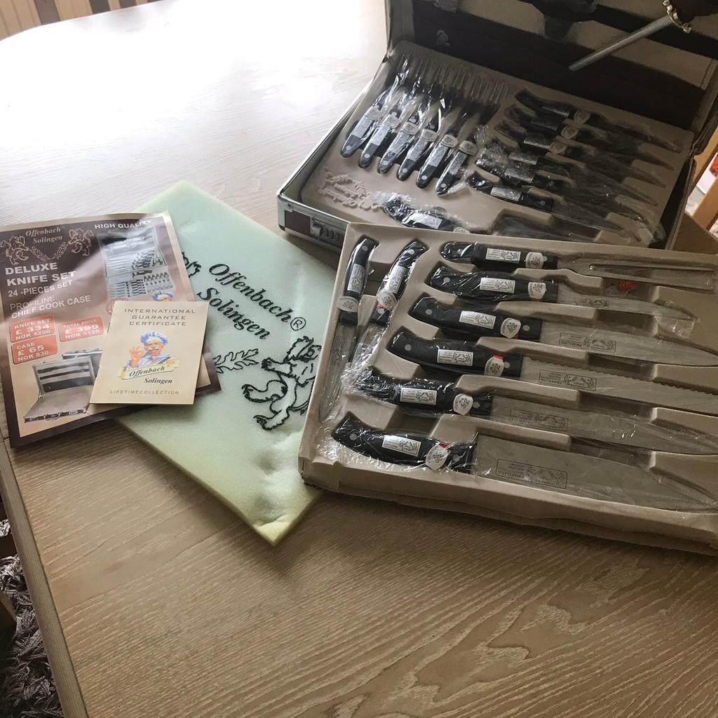 Offenbach Solingen Knife and Cutlery set in NN10 Wymington for £120.00
