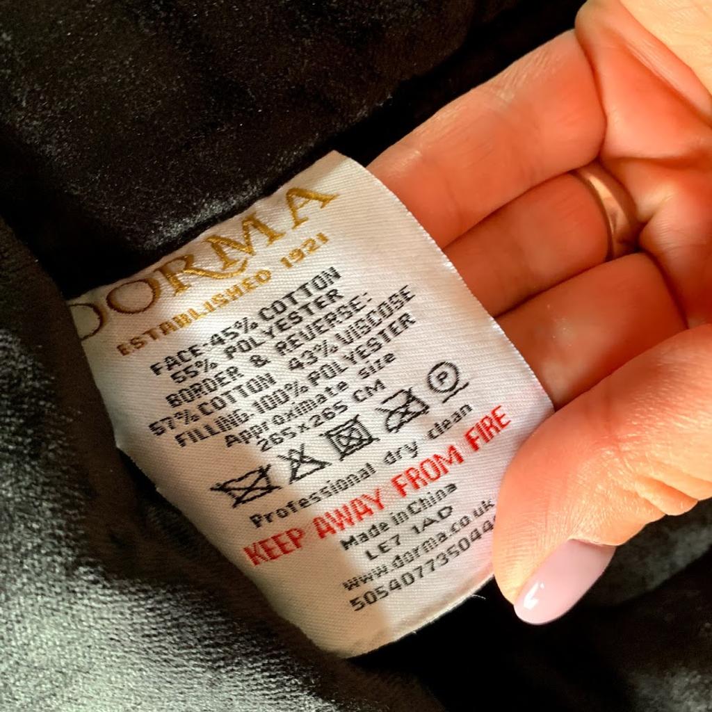 Dorma Harriet Charcoal Bedspread in BD13 Bradford für £ 50,00 zum Verkauf Shpock AT