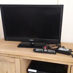 24" flat screen television with DVD player