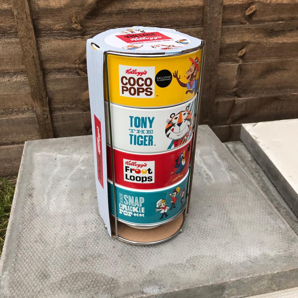 Vintage Kellogg’s cereal bowls in Wychavon für 10,00 £ zum Verkauf