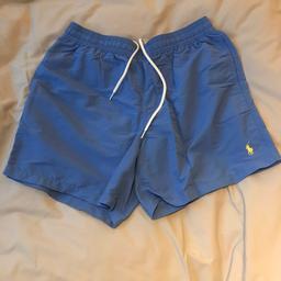 Men’s light blue Ralph Lauren swim shorts. Size large. Only worn a couple of times. In excellent condition. Washed and ready to wear.
Mark 07787 548212
