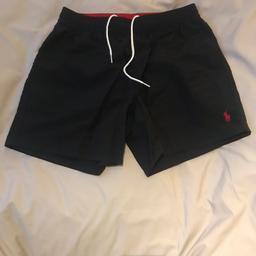 Men’s black Ralph Lauren swim shorts, size medium. Only worn a couple of times. Excellent condition. Washed and ready to wear.
Mark 07787 548212