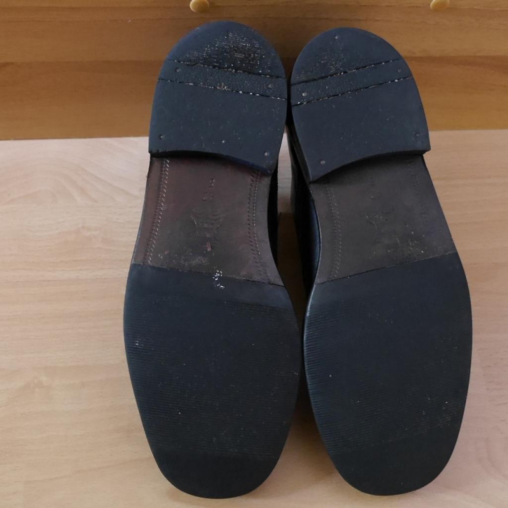 TCM Tchibo Herren Lederschuhe Gr 42 8 Schwarz in für € 15,00 zum ...