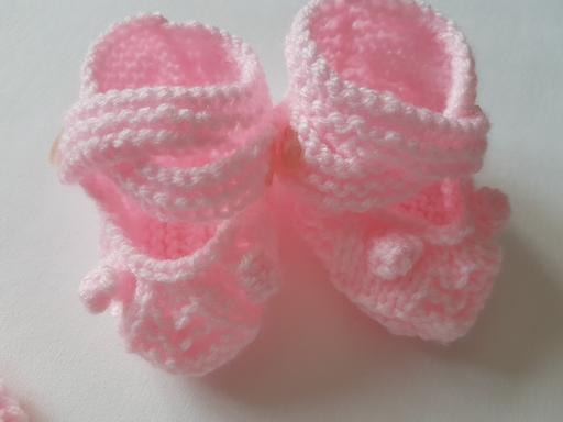 Buy & Sell Marston Green Solihull - Photos for Knitted NB OR 0/3 GIRLS SARAH JANE SHOES