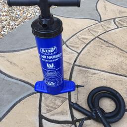 Air bed pump comes with pump and hose. 

Collection only