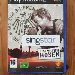Verkaufe das super erhaltene PS2 Singstar Spiel - Die Toten Hosen.

Selbstabholung erwünscht.
Versand gegen Aufpreis möglich.

Keine Garantie, Rücknahme oder Gewährleistung, da Privatverkauf.