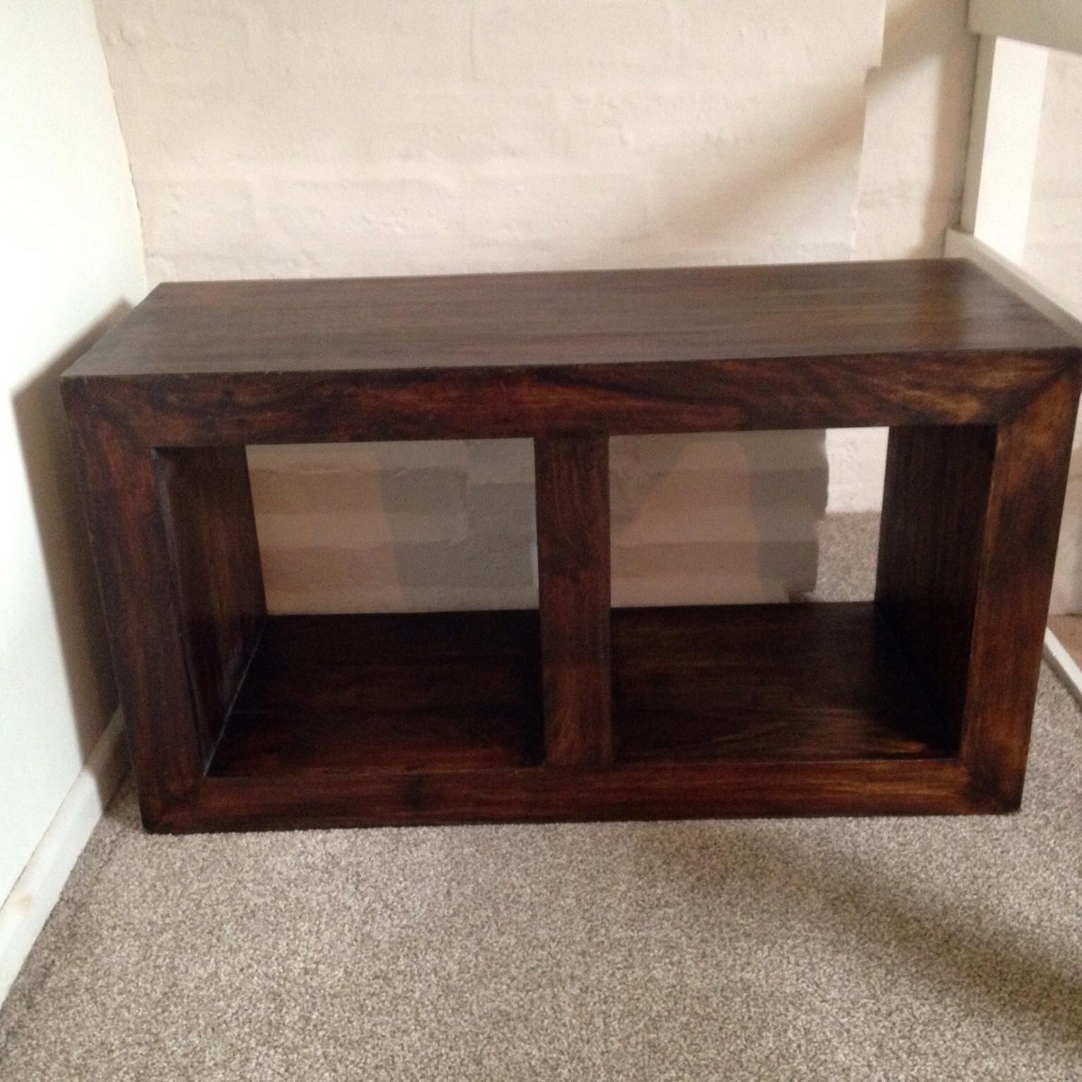 Mango wood cube display shelf in WS10 Sandwell for £50.00 for sale Shpock
