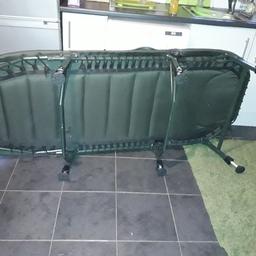 here I am selling a tracker bed six legs built pillow  excellent condition