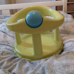 baby sit up bath seat. used but only a few times.