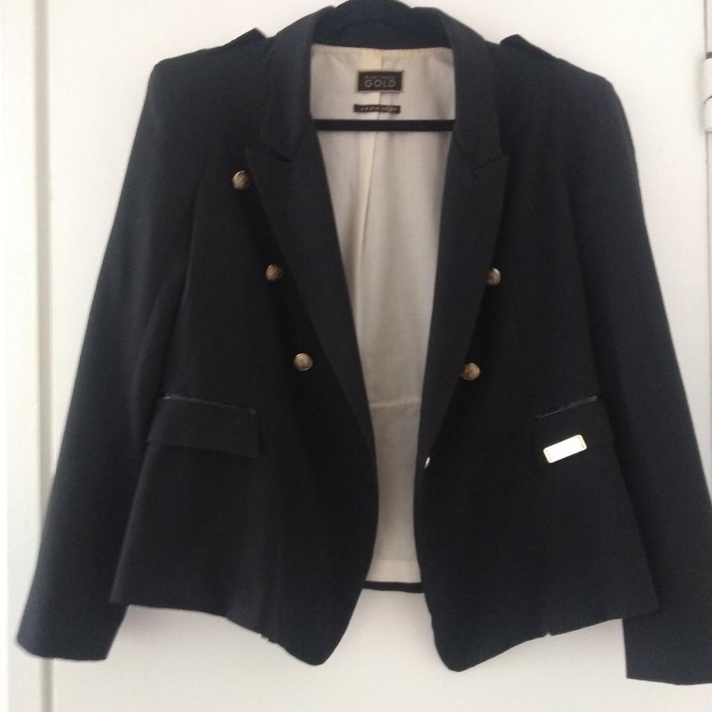 River island military on sale blazer