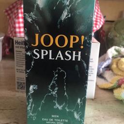 Joop Splash Parfüm 
Zwei mal benutzt
 neu preis 115€
Nur Abholung
