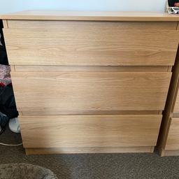 Chest of drawers, good condition just a few wear and tears. 40 cm by 70 cm h71 cm