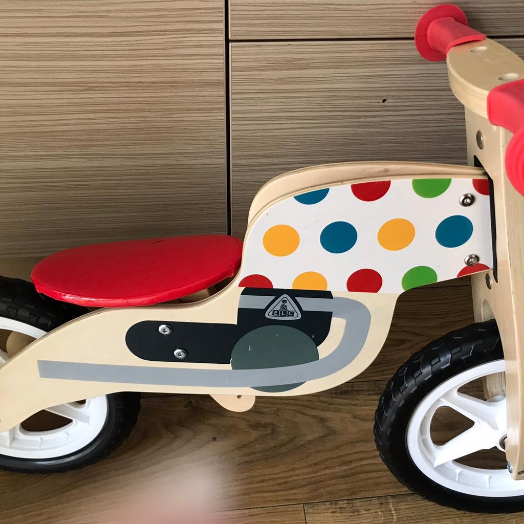 Elc wooden hotsell balance bike