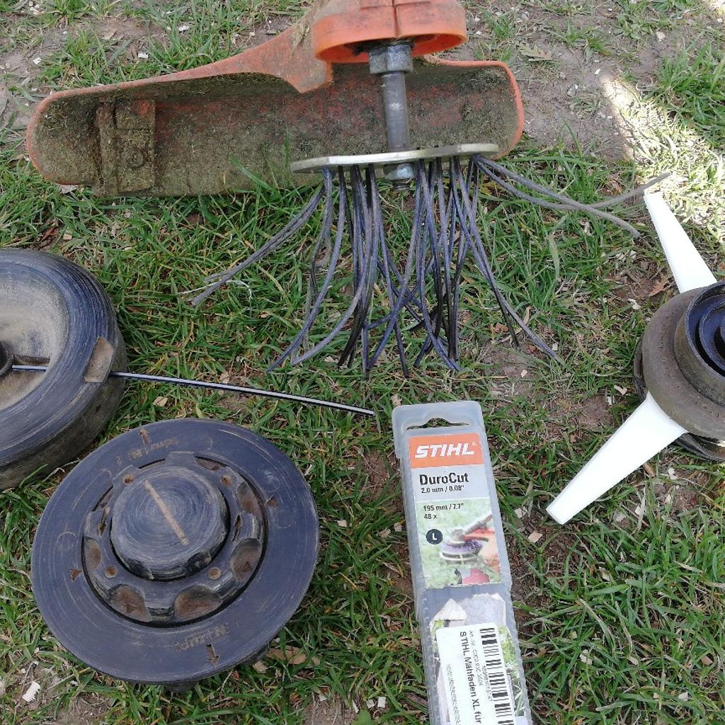 Stihl fs 38 mit viel Zubehör Rasentrimmer in 67574 Osthofen für 160,00