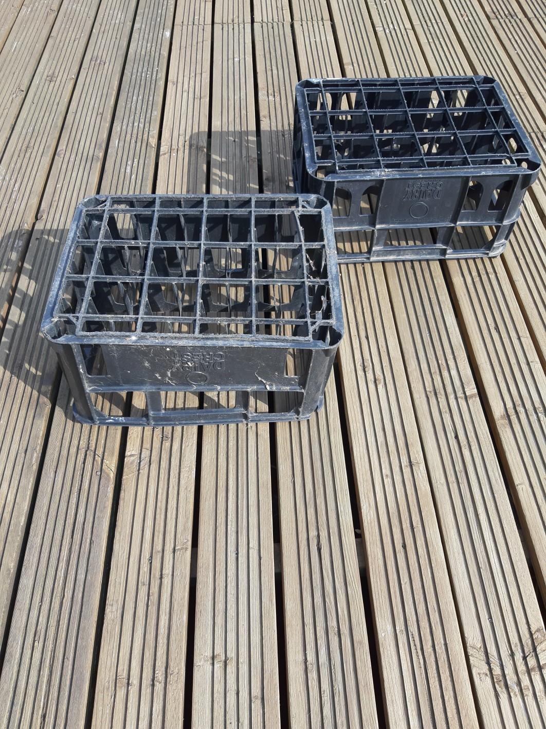 2 vintage milk crates free in Wakefield for free for sale Shpock