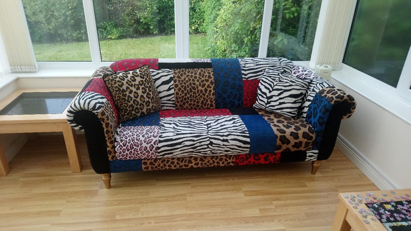 Dfs animal print deals sofa