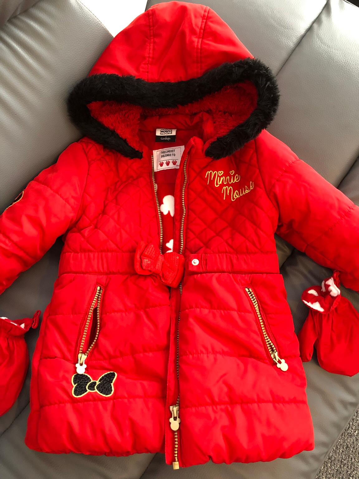 Minnie mouse coat on sale asda