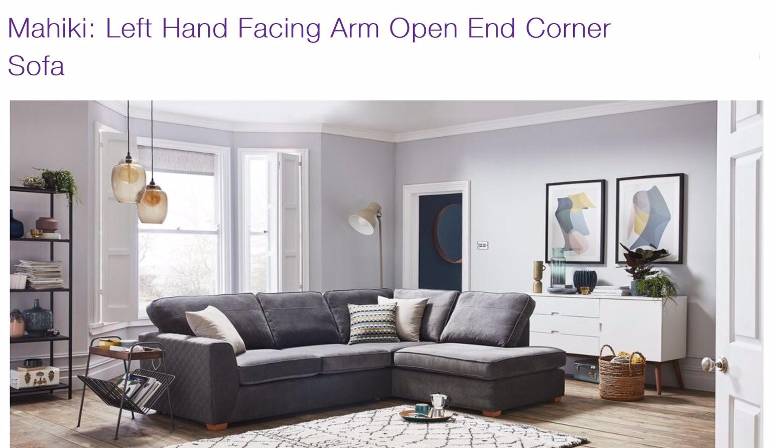 DFS MAHIKI CORNER SOFA GRAPHITE GREY in SS13 Basildon for £295.00 for sale Shpock