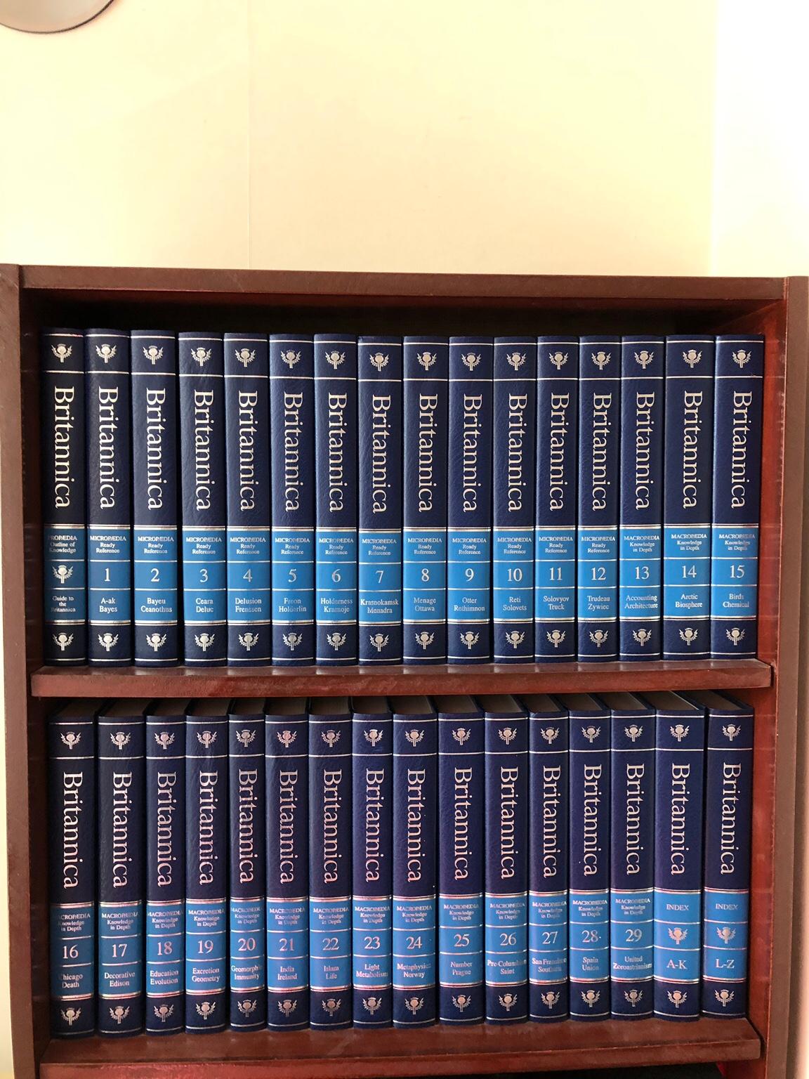Britannica Encyclopedia Complete Set in London for £150.00 for sale