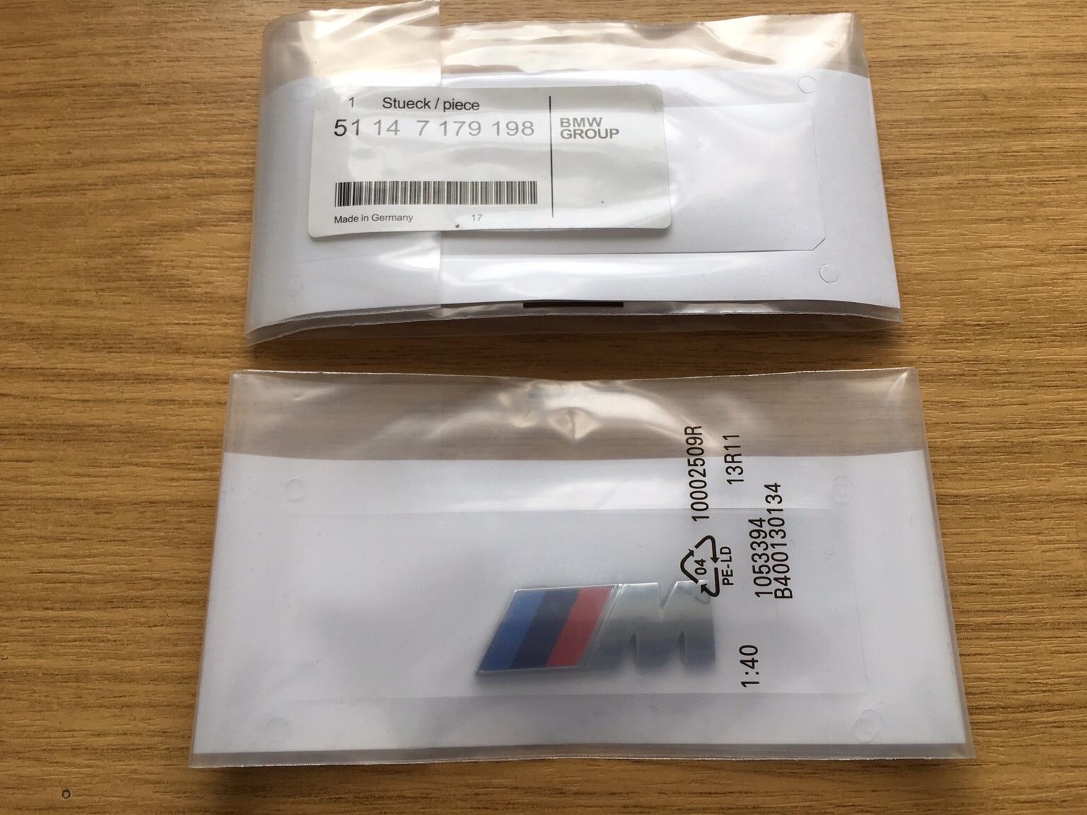 BMW M Sport Metal Grill Badge Brand New In London Borough Of