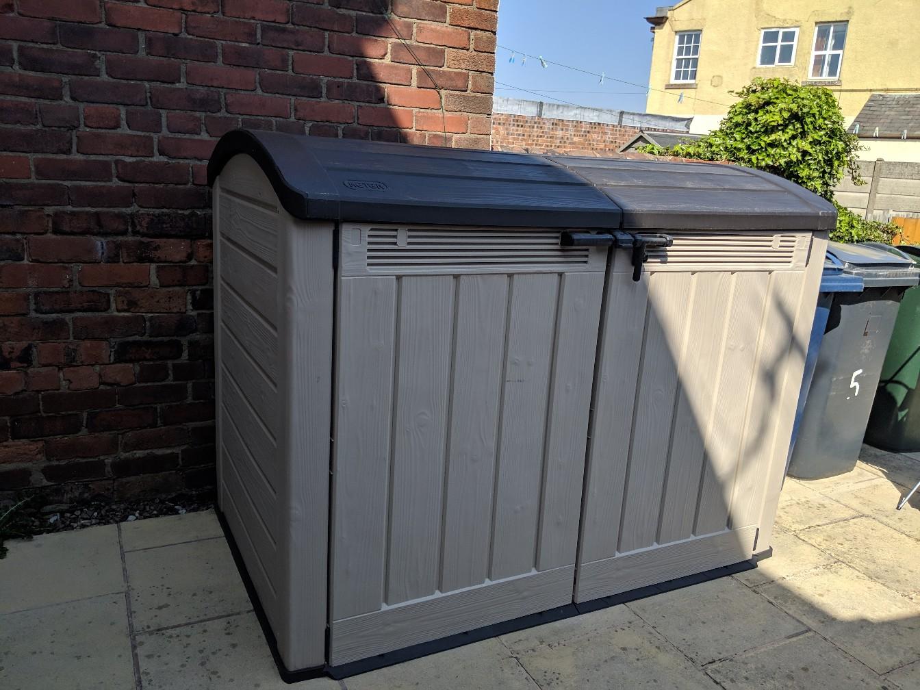 keter 2000l bike storage