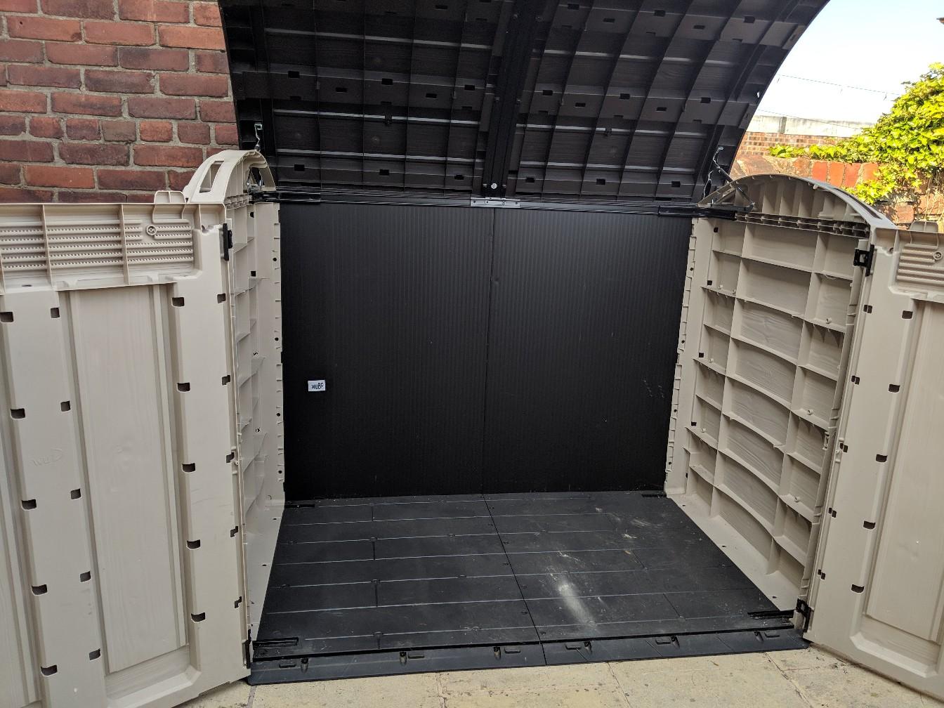 keter 2000l bike storage