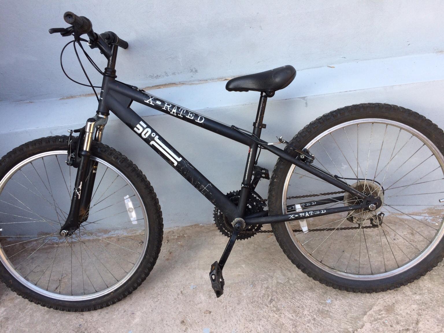 X rated store mountain bike