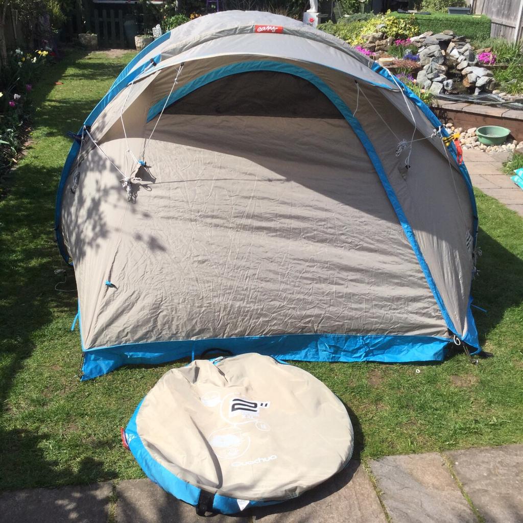 pin Voorspellen verfrommeld quechua xxl pop up tent Conjugeren