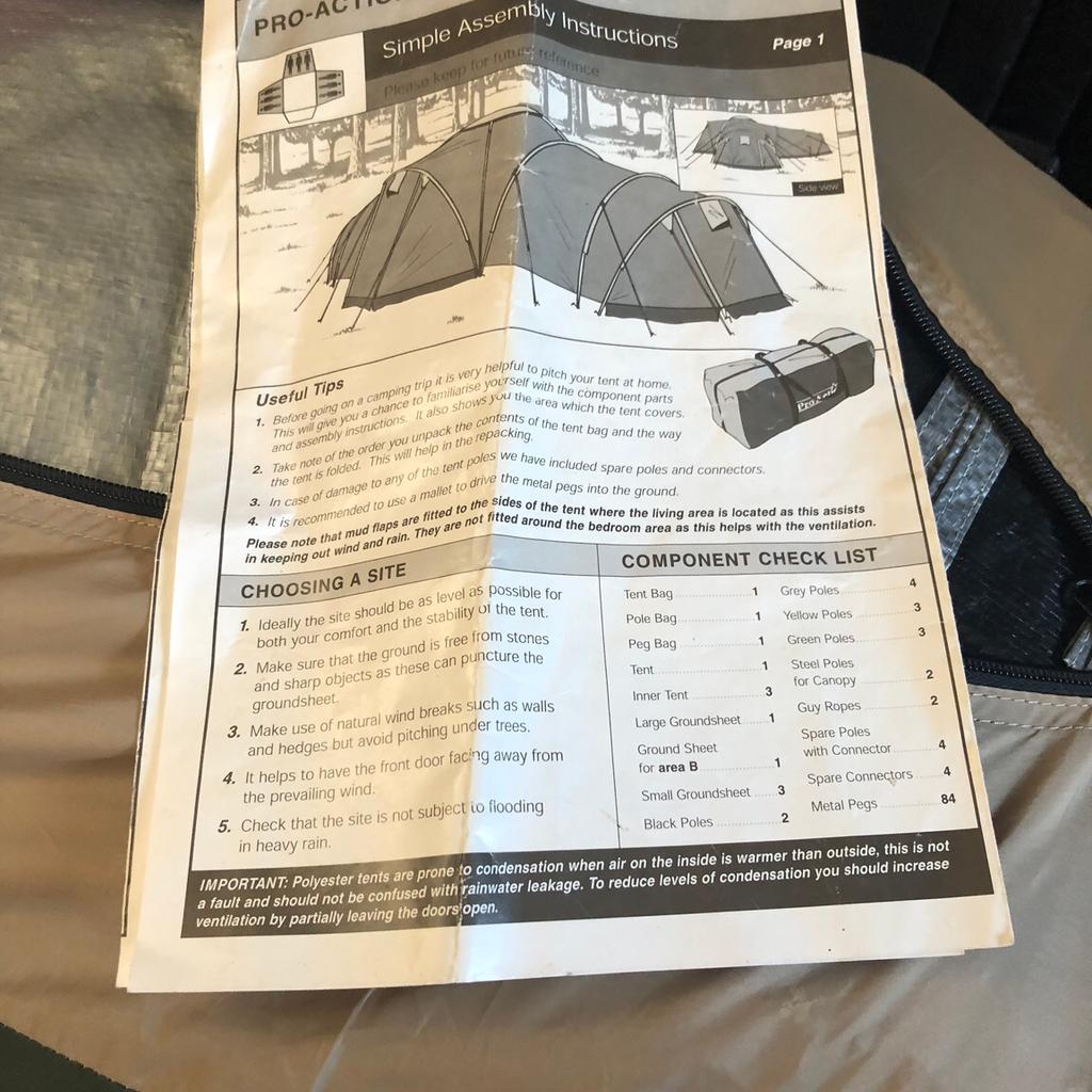 Pro action tundra 9 person clearance tent