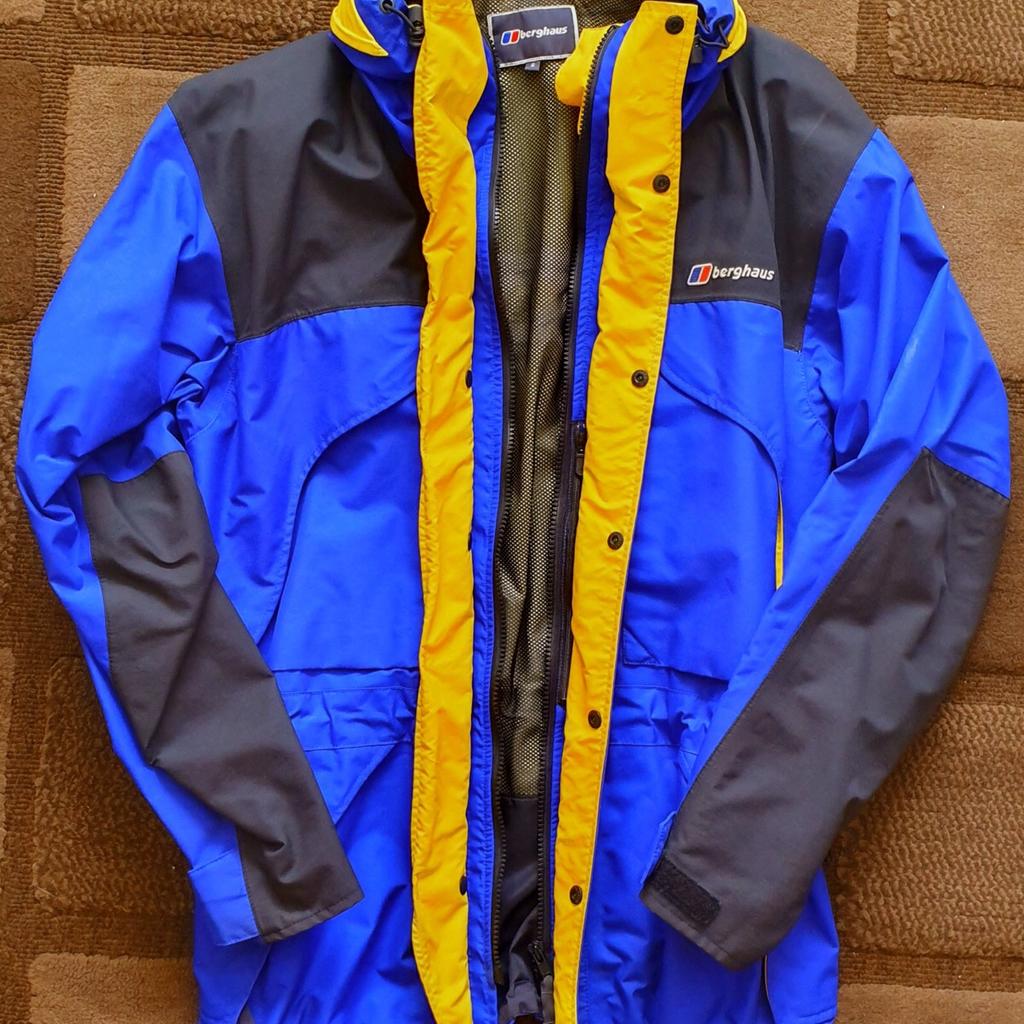 Berghaus mera peak shop blue and yellow