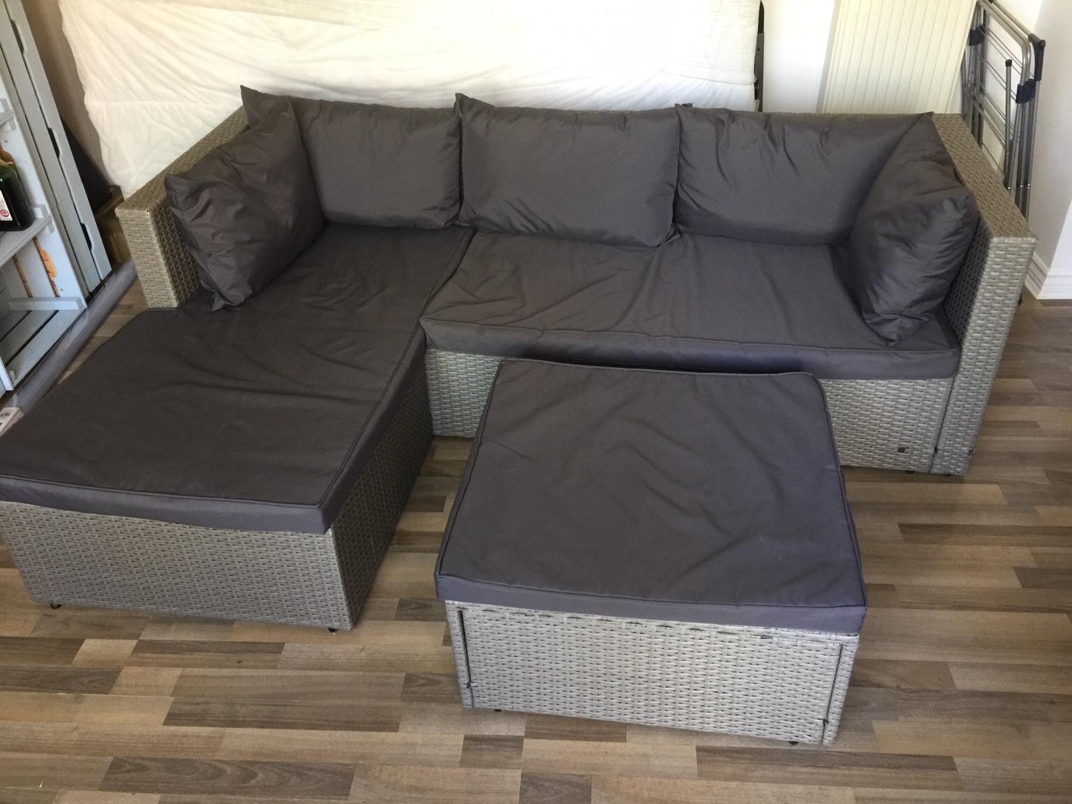 Aldi rattan corner sofa hot sale