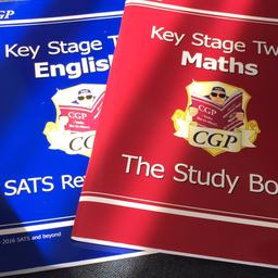 Cgp maths and English ks2 books 
Postage £3