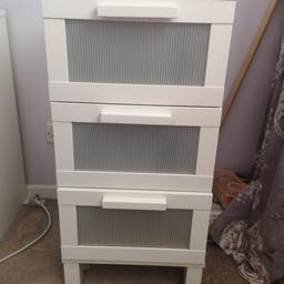 2 chest of drawers from IKEA
£25 each