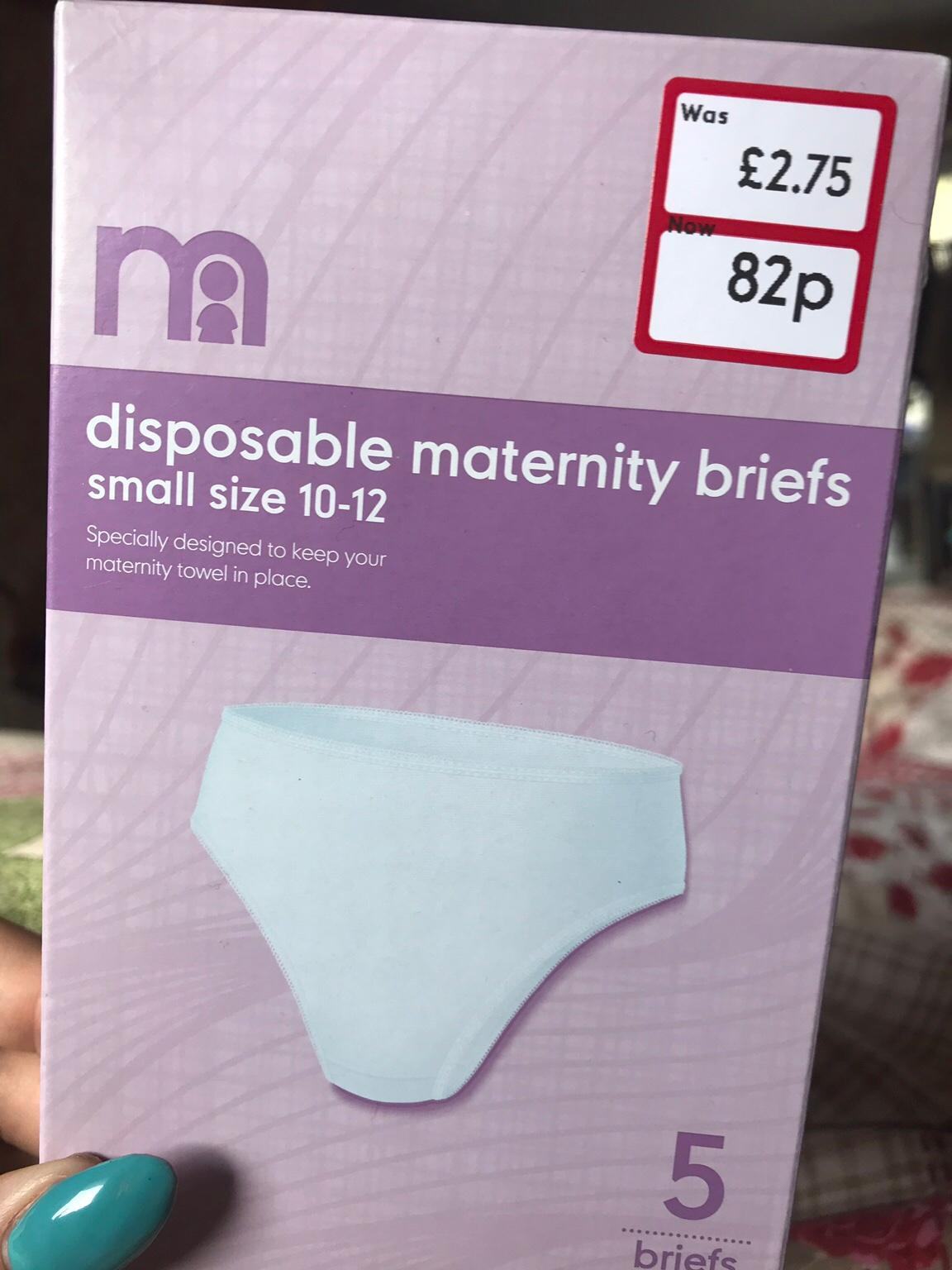 Mothercare disposable briefs size 10-12 in B30 Birmingham for £1.50 for  sale