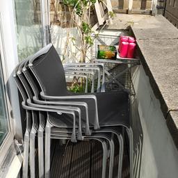 Italian brand garden chairs 1500 RRP 2 for 30, 4 for 50