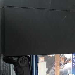PS4 comes with controller with all the wires

GAMES
Call of Duty ww2
Call of duty advanced warfare
Destiny

Comes with uncharted 4 but needs to be taken to game for the disk to have a disk repair

Console and pad all working

Want gone ASAP