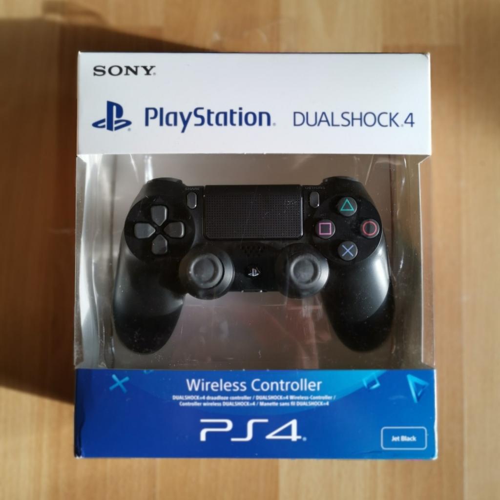 PS4 Controller + OVP (Jet Black) in 88447 Warthausen für 40,00 € zum ...