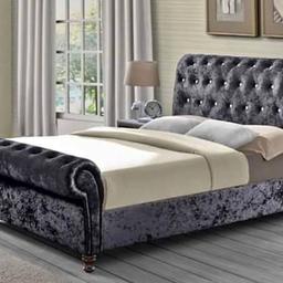 SALE ON ALL CHESTERFIELD BED SETS 
PRICES ARE AS FOLLOWS Full bed set without mattress: 
🌟 3ft Single - £159 
🌟 4"6 Double - £199 
🌟 5ft King size - £199 
🌟 6ft Super king £240
 Complete set with 10 inch memory sprung orthopaedic Mattress :
 🌟 3ft Single - £199 
🌟 4"6 double - £249
 🌟 5ft kingsize - £279 
🌟 6ft superking £340 
🌈 ALL COLOURS AVAILABLE 🌍DELIVERING NATIONWIDE🌍 FREE 
To Place an order please drop me a message