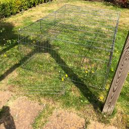 Large rabbit / animal run. Have taken down for collection.