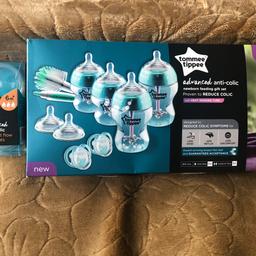 Tommee tippee anti-colic bottles + two fast flow teats all brand new! No need.
