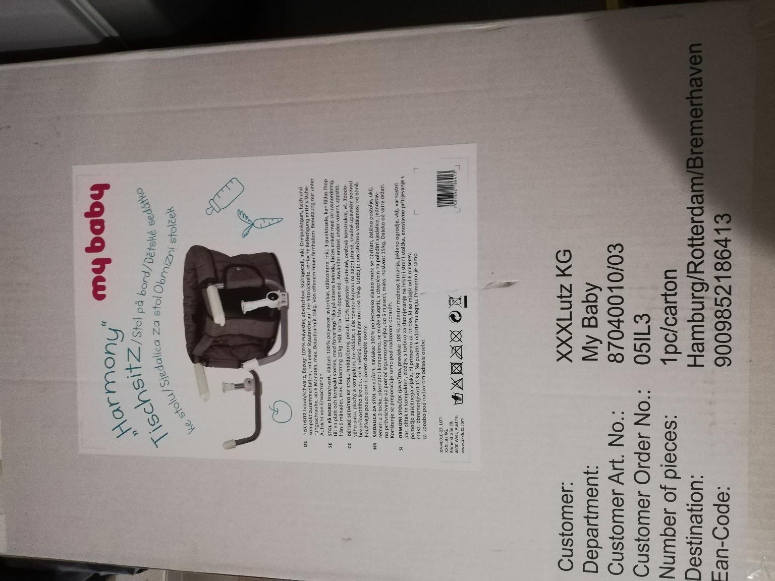 Tischsitz von My Baby XXL Lutz in 4600 Lichtenegg für 20,00 € zum