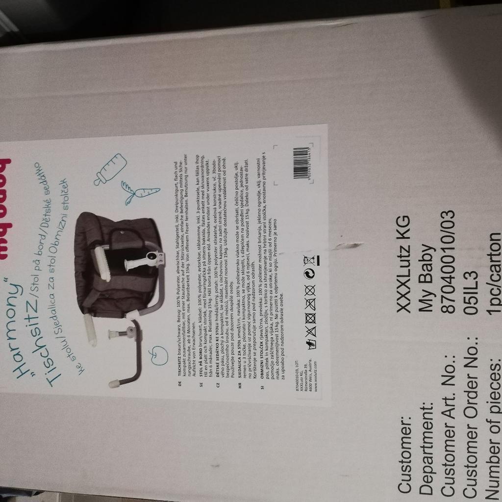Tischsitz von My Baby XXL Lutz in 4600 Lichtenegg für 20,00 € zum