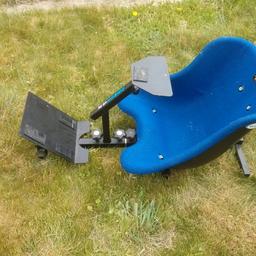 Adjustable length for wheel and pedal positions. Genuine Tillett Racing kart seat. Wheel and pedal brackets can also be adjusted for angle.

Cash on collection.