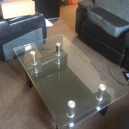 in new condition coffee table had it for about 3months ono, NO TIME WASTERS PLEASE, SERIOUS BUYERS ONLY