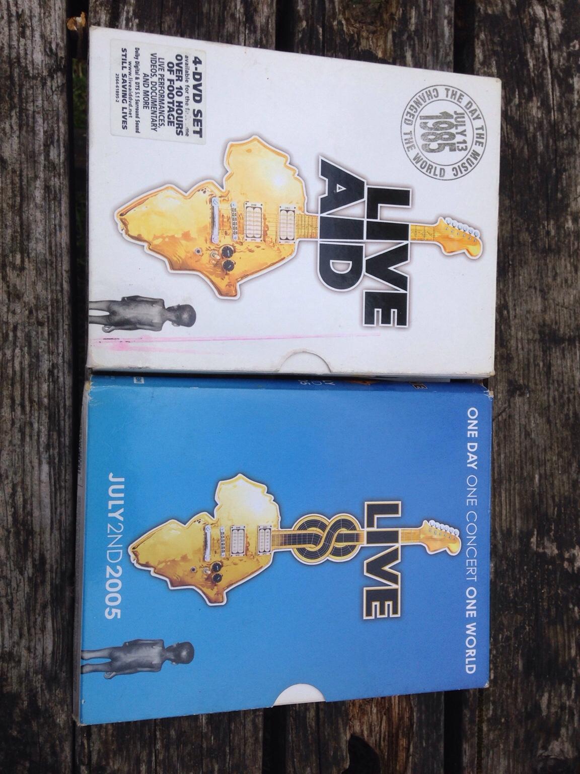 Live Aid / live 8 DVD Box sets in N1 Islington for £10.00 for sale | Shpock