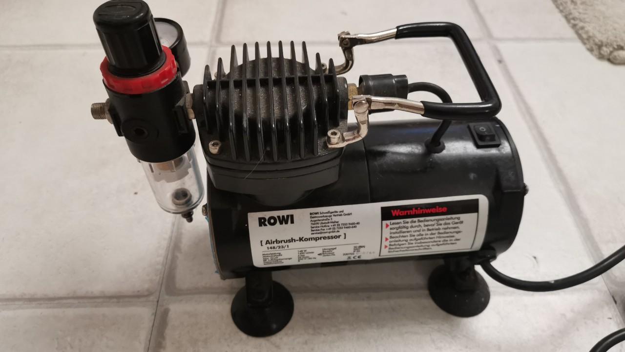 Airbrush-kompressor Rowi 148/23/1 in 74072 Heilbronn für € 10,00 zum ...