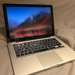Reliable MacBook Pro which has had no faults since purchase. 13” display, 2.5GHz intel core i5, 4GB 1600MHz memory. Currently running macOS High Sierra. In full working order with minor cosmetic damages to top of casing. Come with an aftermarket charger which works well but can get a little hot.
£250 o.n.o