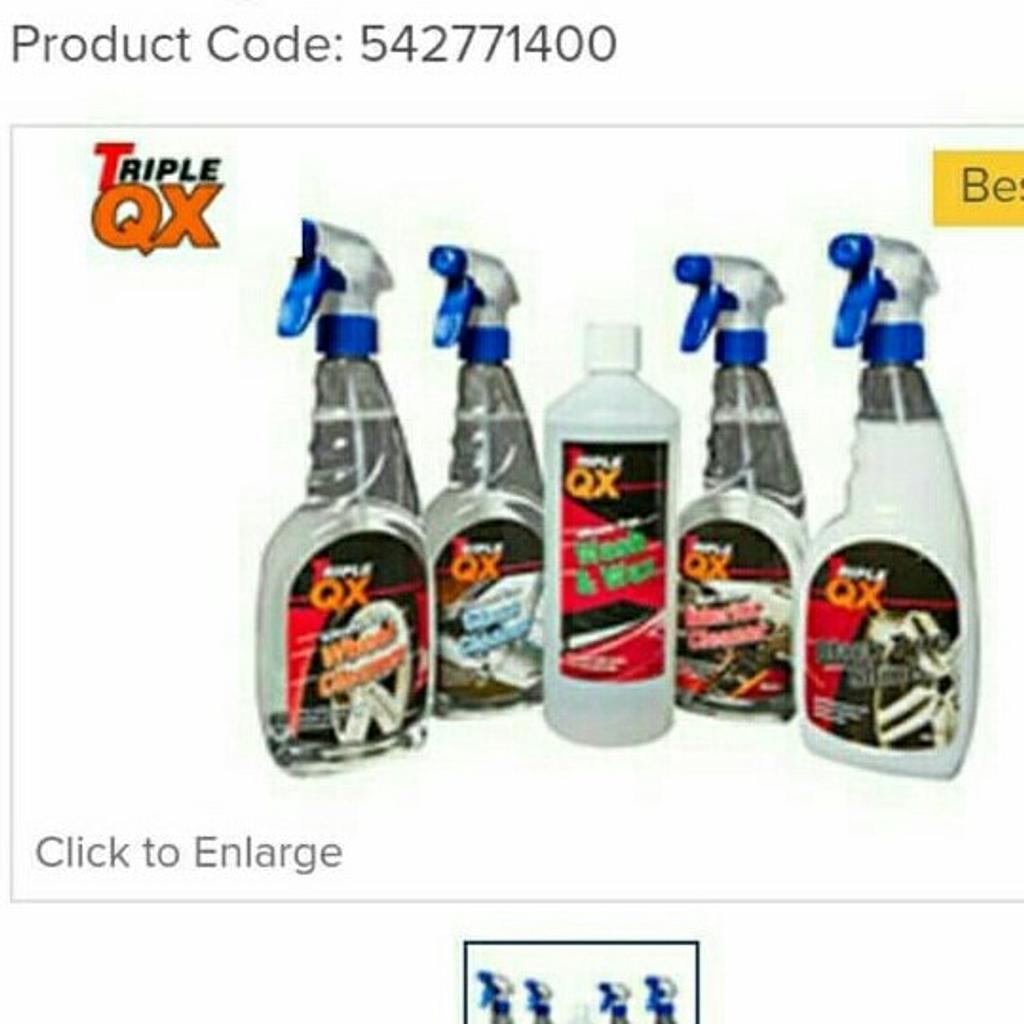 Brand New TRIPLE QX Car cleaning 5 piece Kit in Wolverhampton for £6.00