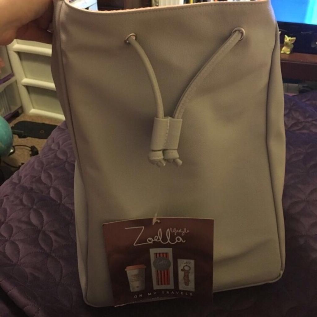 Zoella grey outlet backpack